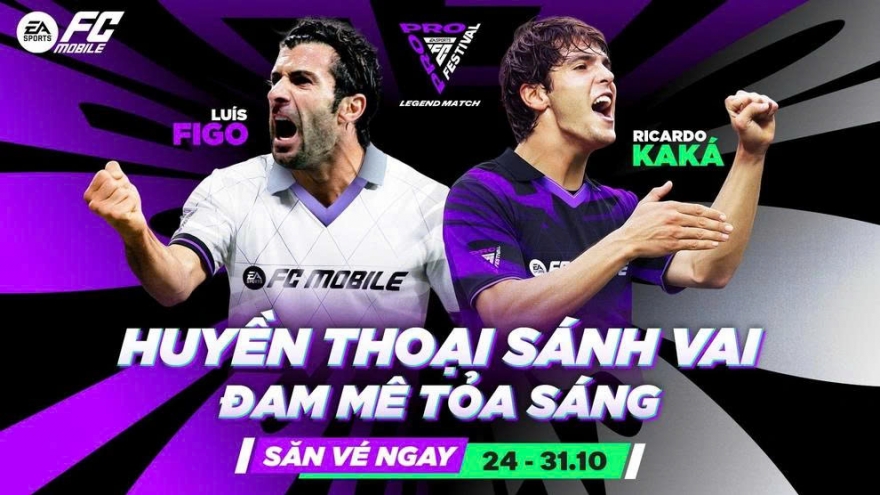 Football legends Kaka, Luis Figo to join FC Pro Festival 2025 in Vietnam
